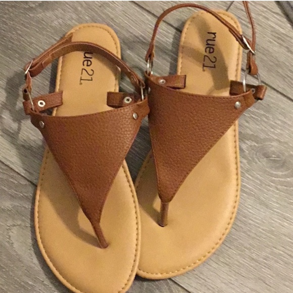 Brown sandals rue 21 - Picture 1 of 2